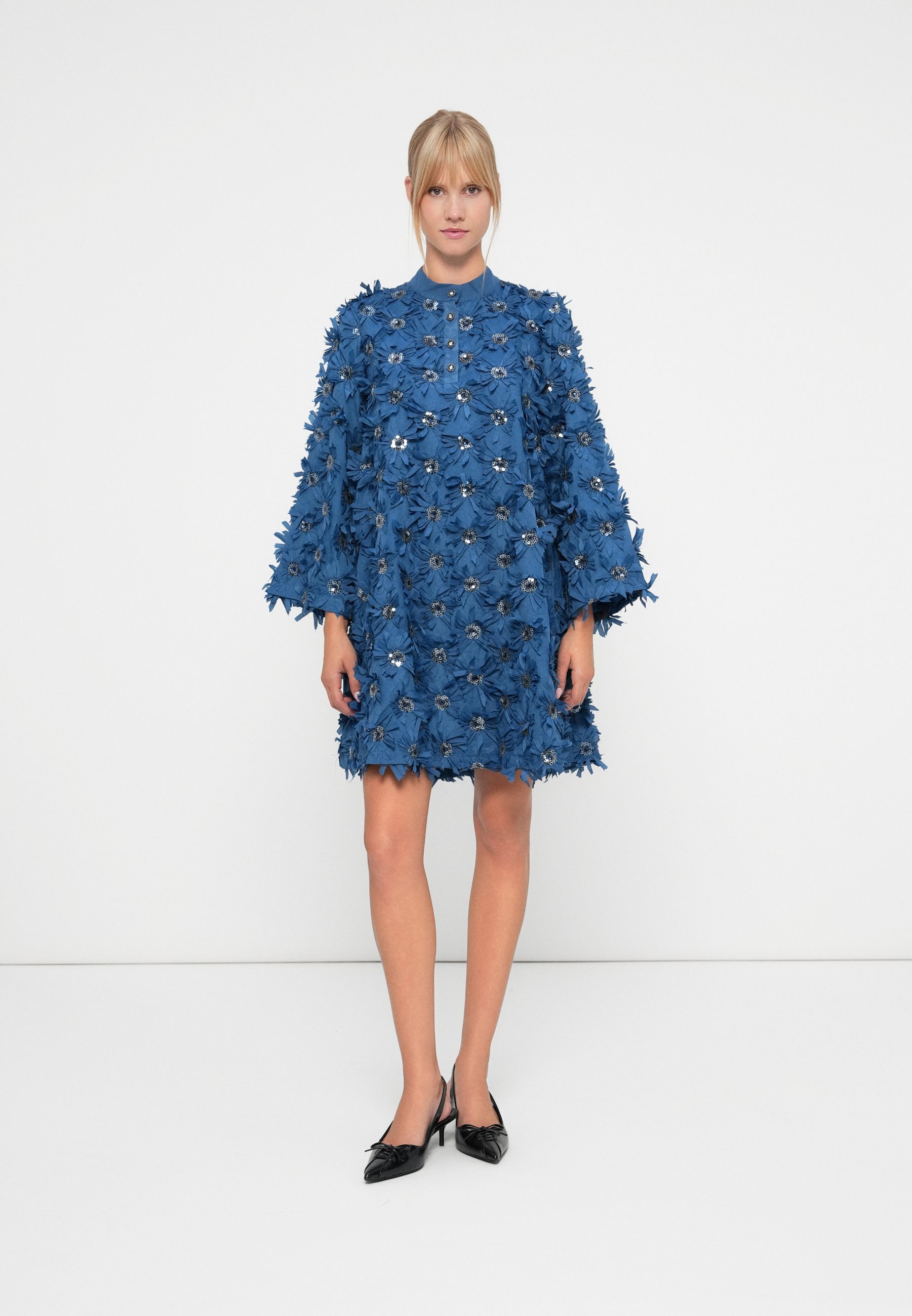 Robe courte Yas Yasabelone - Robe de jour - bleue