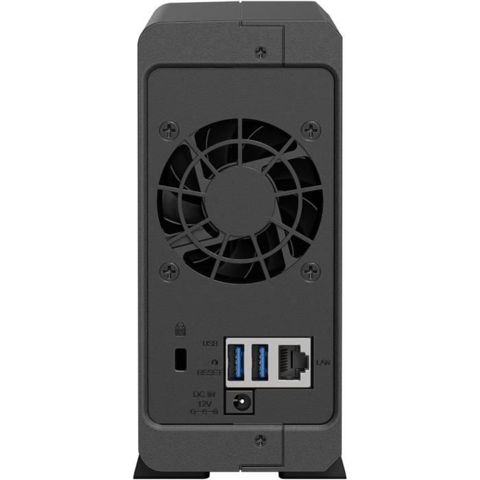 Servidor NAS - SYNOLOGY - DS124 - 1 baia - Gigabit Ethernet - 1 GB de RAM