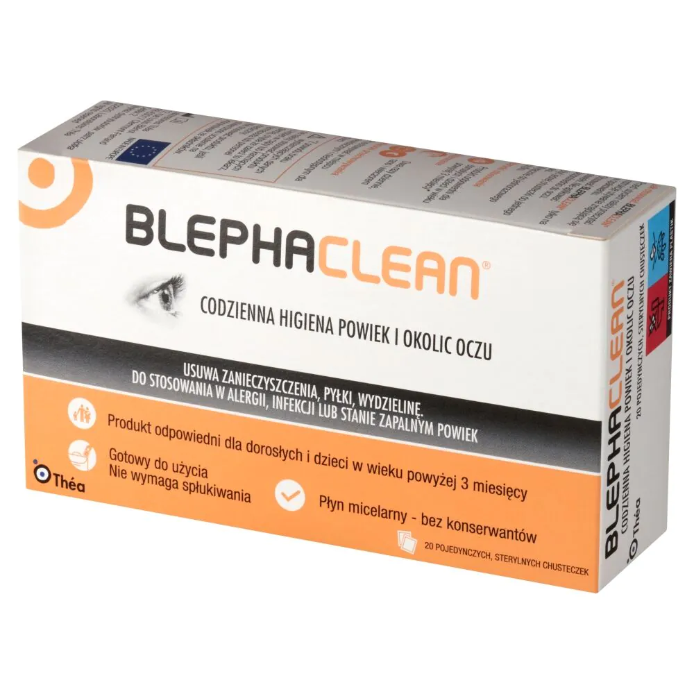 Blephaclean, Chusteczki do higieny powiek