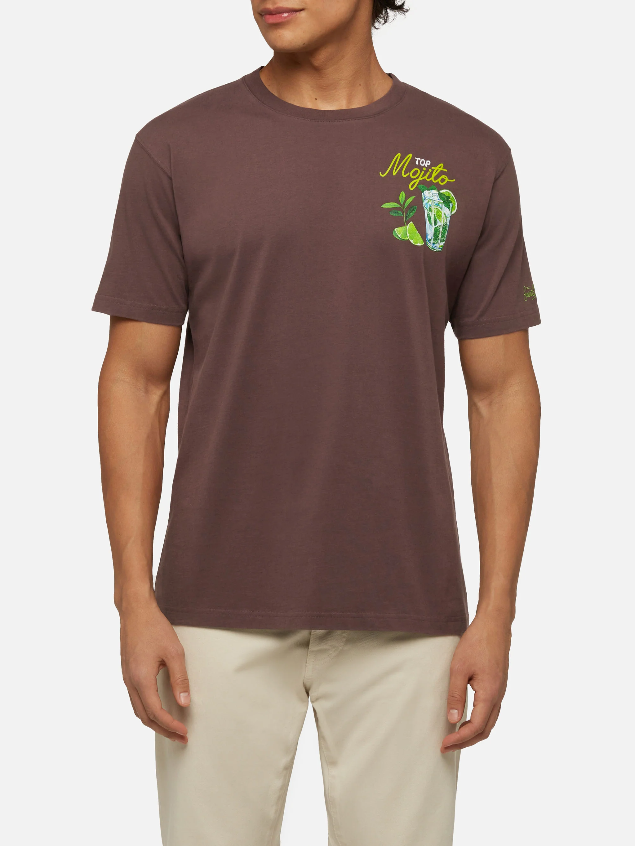 Arnott's Mojito Print Katoenen Winter T-shirt