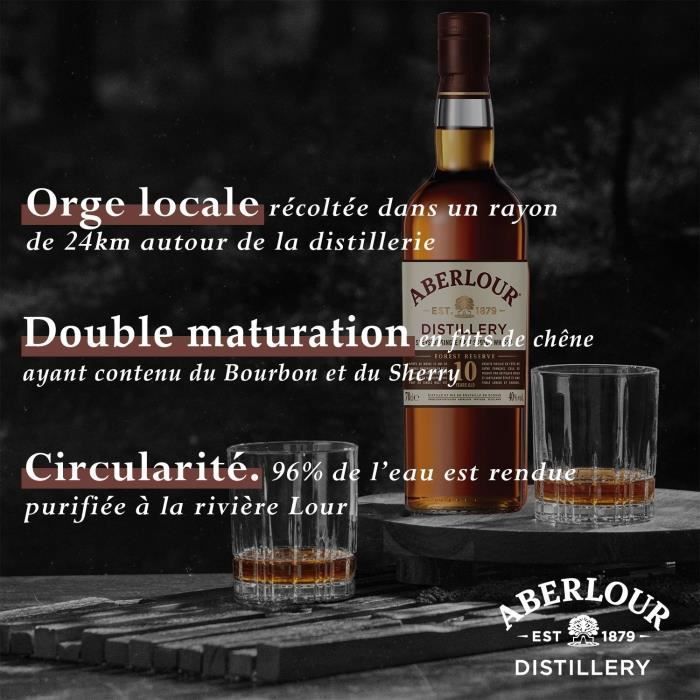 Aberlour - Whisky escocés Single Malt de 10 años - 40,0% vol. - 70 cl con caja de regalo