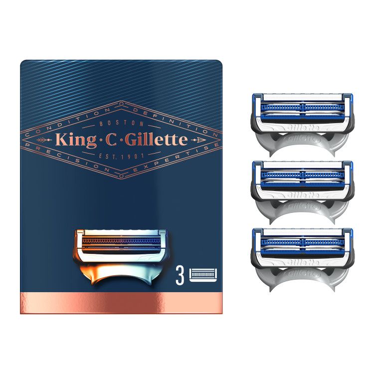 Náhradné náplne do zastrihávača Gillette King C. Neck Nabíjačky a náhradné náplne