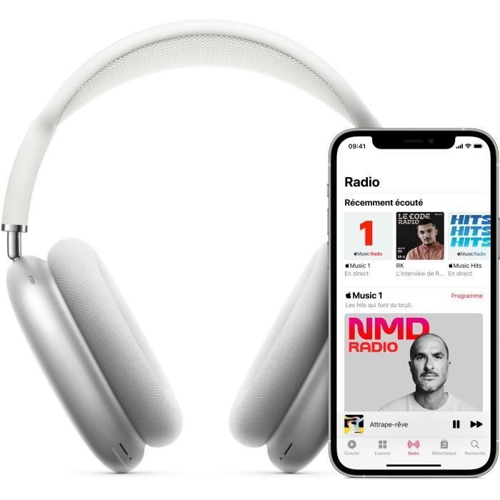AirPods Max plateados
