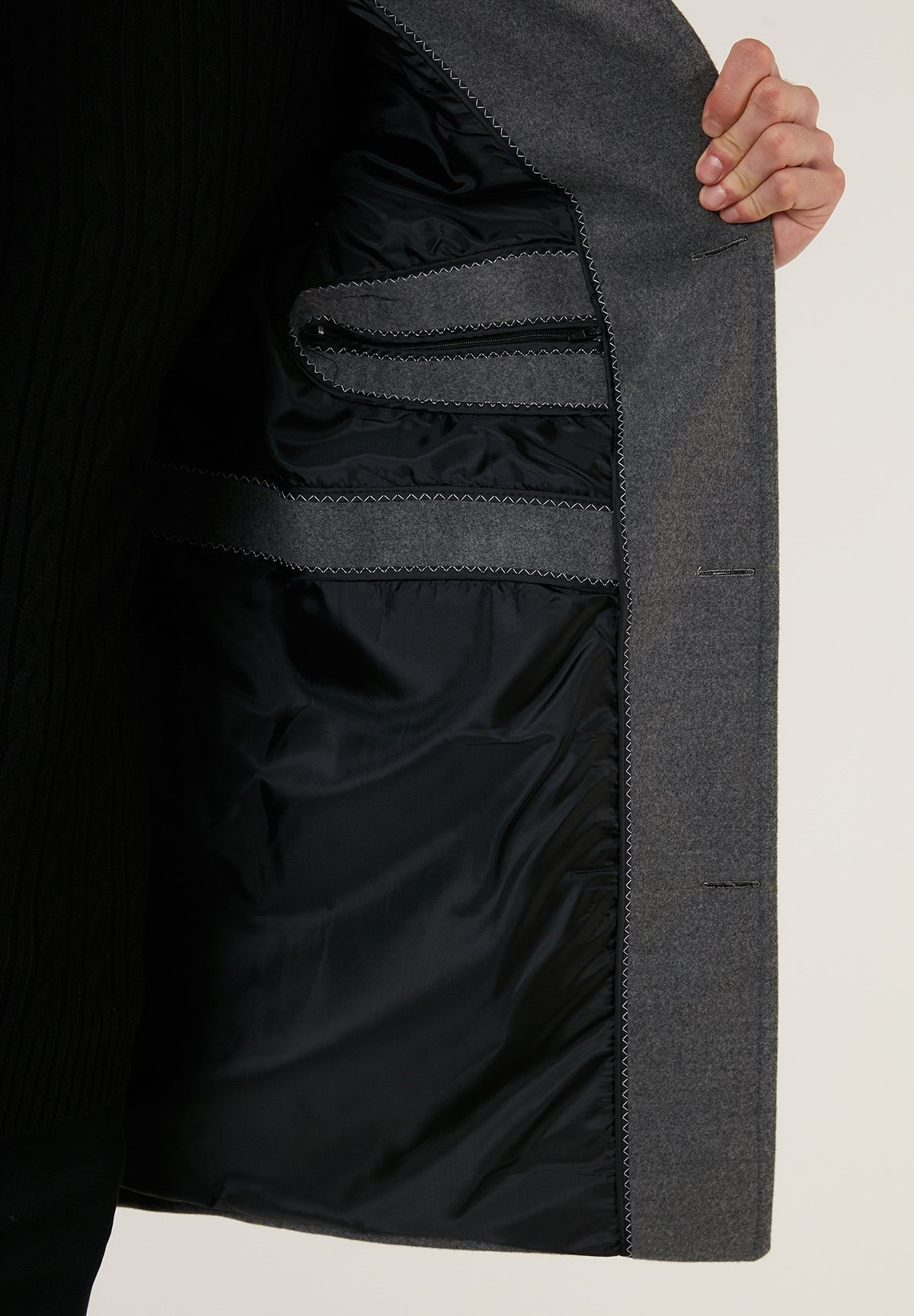Buratti Lyhyt takki - vaaleanharmaa