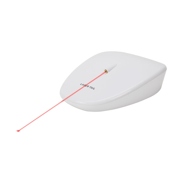 Automatisk katteleker med laserhale