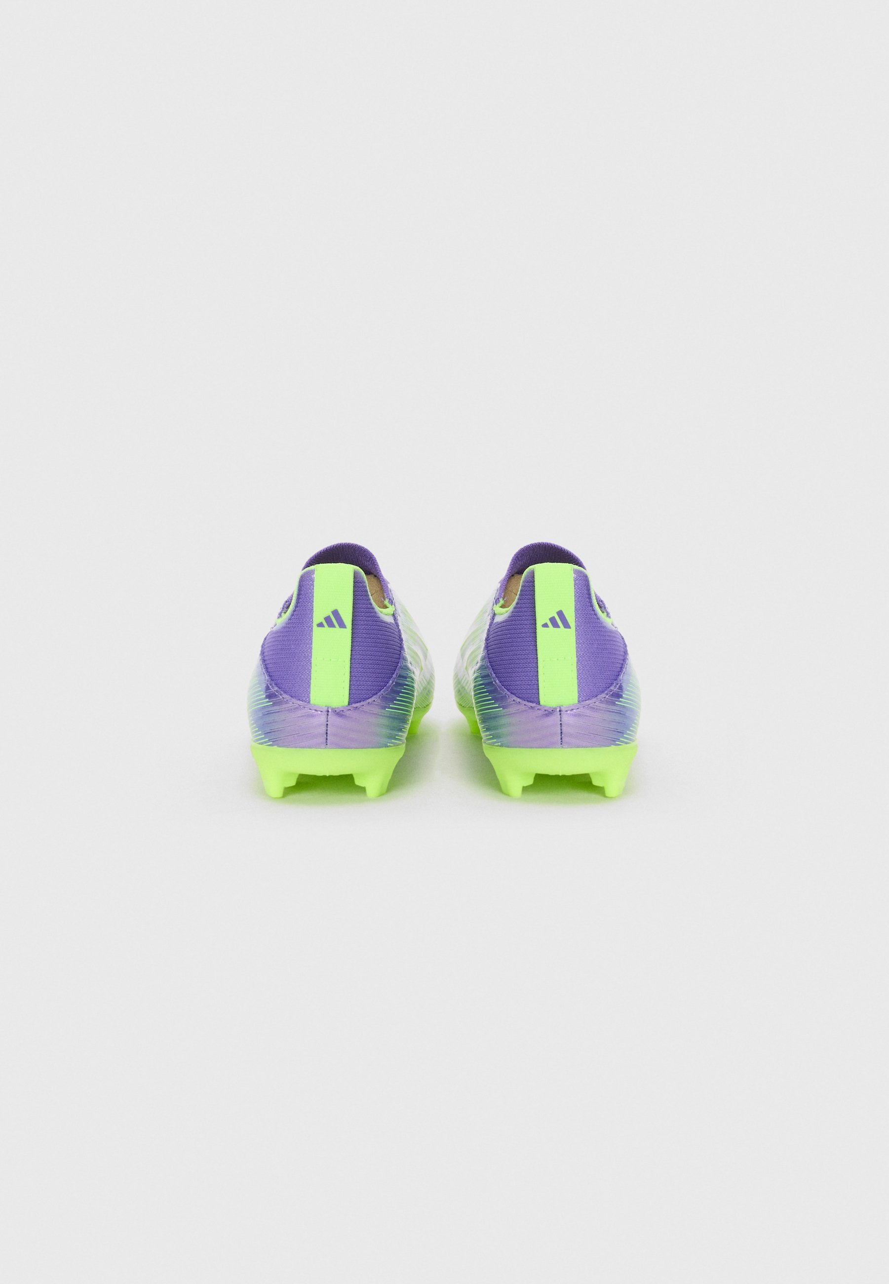 adidas Performance F50 LEAGUE UNISEX - Voetbalschoenen voor stevige ondergrond - paars/wit/helder citroengeel