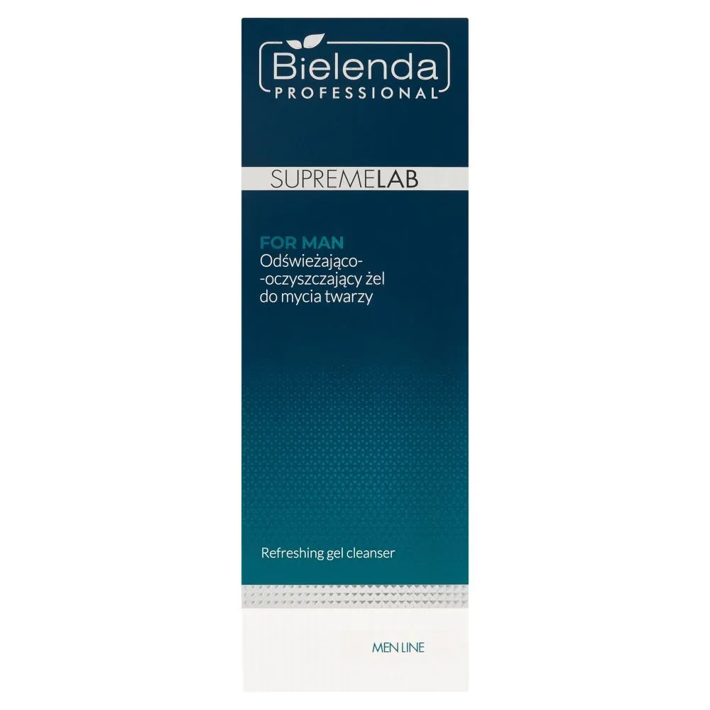 Bielenda Professional Supremelab Men Line Odświeżająco-oczyszczający żel do mycia twarzy