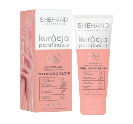 SheHand Kuracja Parafinowa złuszczająco-natłuszczający peeling do dłoni 75g