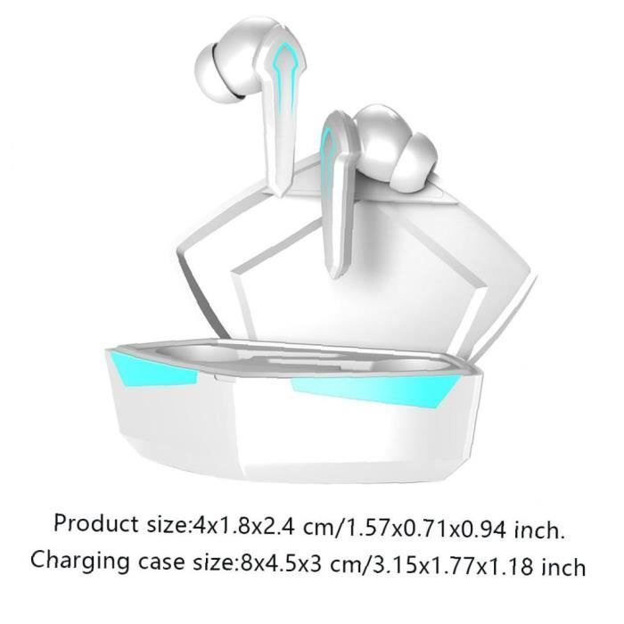Wireless Control Earbuds P30 Gaming Earphone HeadsetBreathing White Light