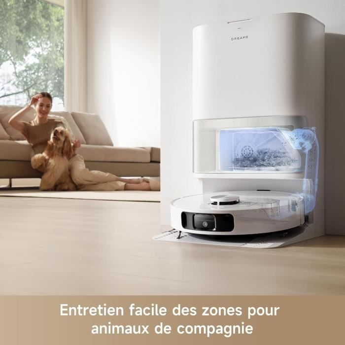 DREAME L10s Ultra Gen 2 - Robot Aspirateur Laveur - 10 000 Pa - Technologie MopExtend RoboSwing - Base Entièrement Automatique