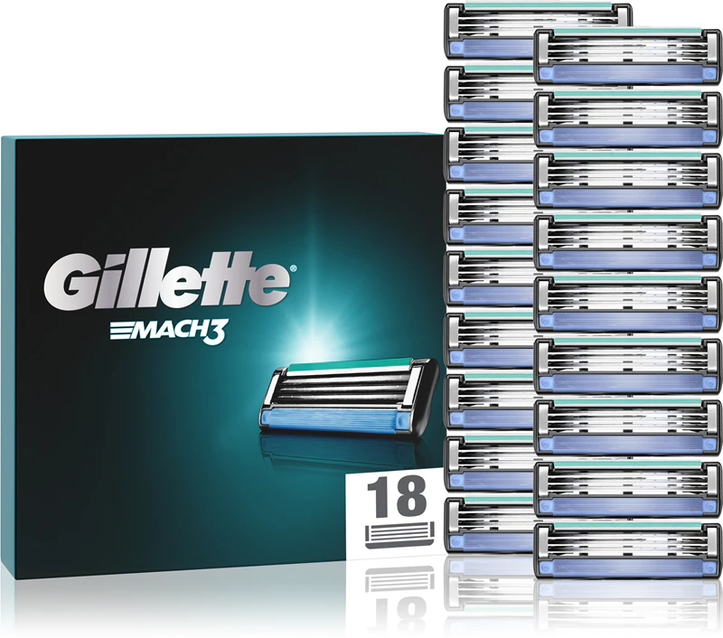 Lâminas de substituição Gillette Mach3