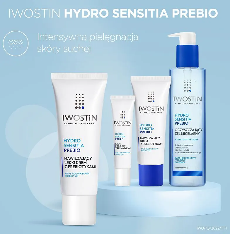 Iwostin Hydro Sensitia PreBIONawilżający Lekki Krem z Prebiotykami