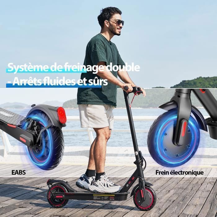 iScooter E9 Folding Electric Scooter with Bag, 30KM Range, 350W Motor, 7.5Ah Battery, 8.5