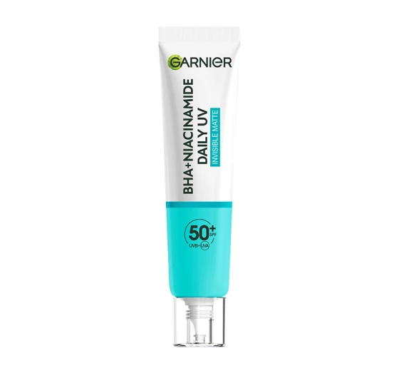 Garnier BHA   Niacynamid fluid przeciw niedoskonałościom SPF50  Invisible Matte 40 ml