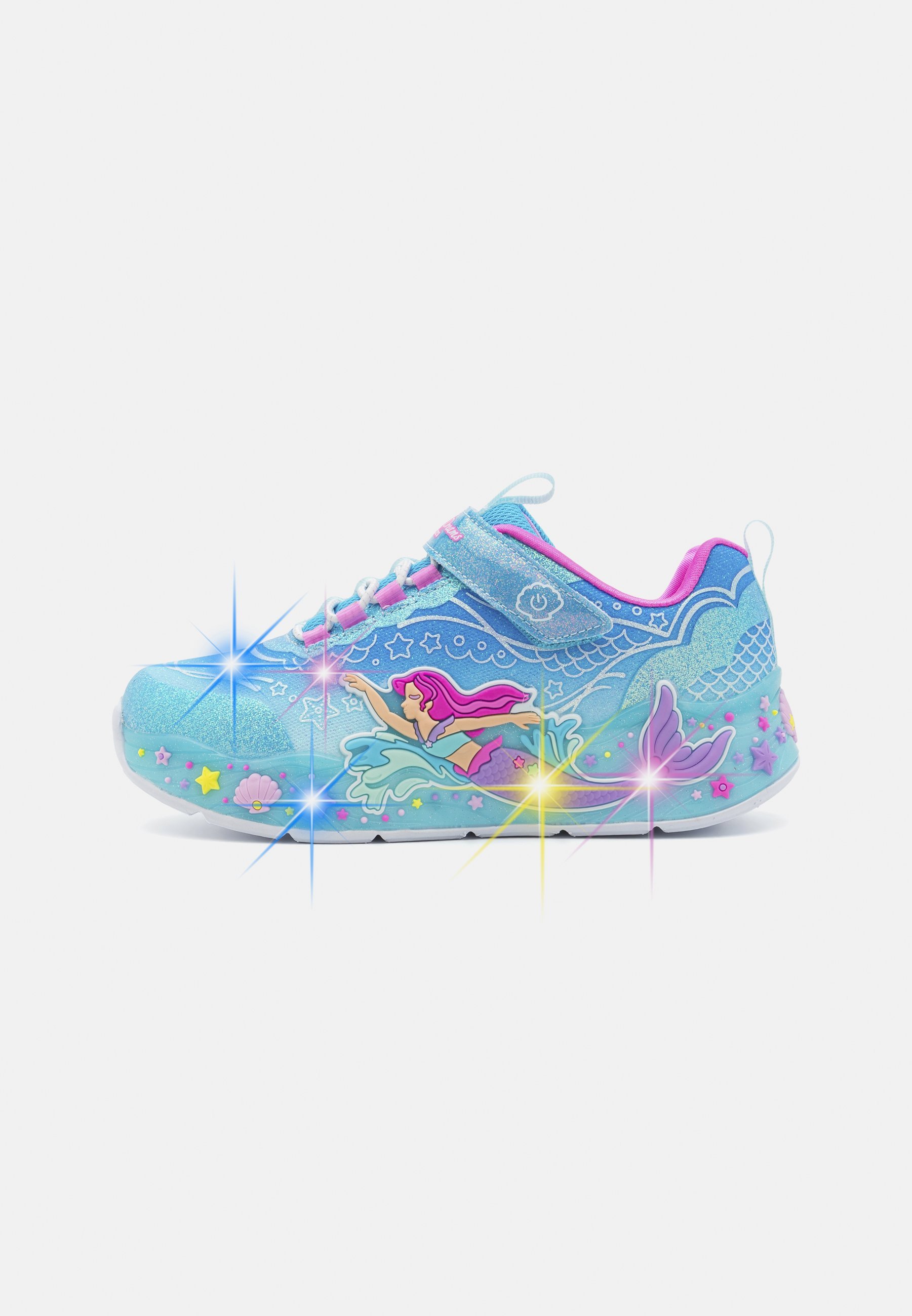 Skechers MERMAID DREAMS - Scarpe da ginnastica - blu glitterato/multicolore