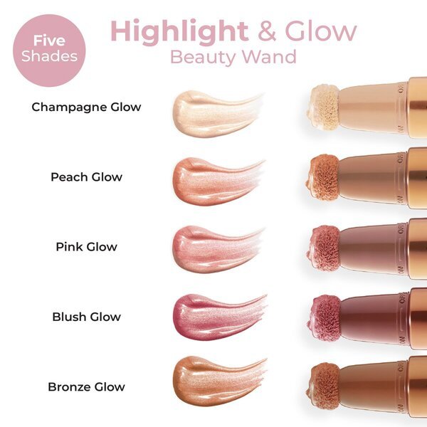 MCoBeauty Highlighter & Glow štapić za uljepšavanje Pink Glow<br>12ml