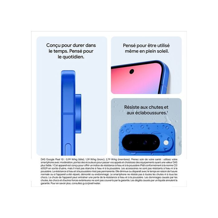 Smartphone Google Pixel 10 128 Go Noir Volcanique