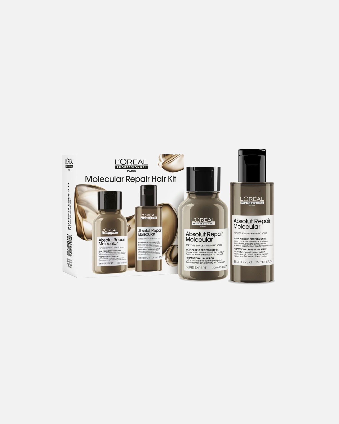 L'Oréal Professionnel Absolut Repair Molecular Hair Repair Discovery Duo komplekts - 1 prece