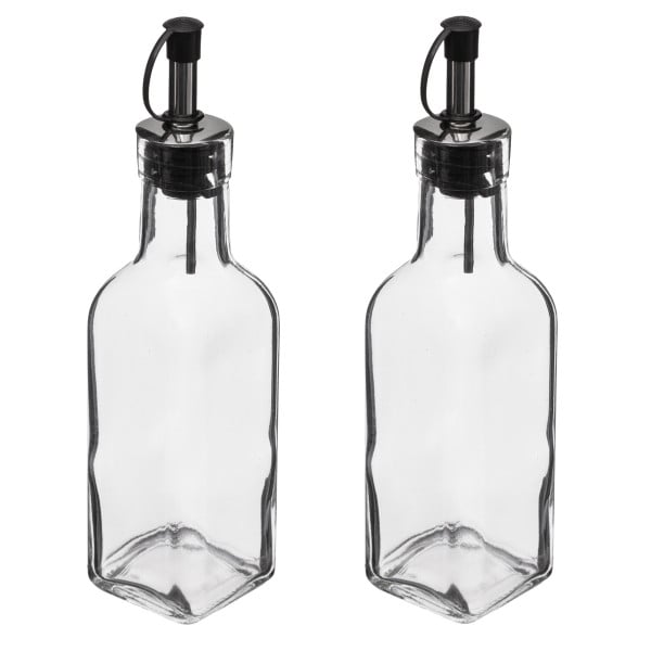 Poręczne butelki na oliwę i ocet z dozownikiem, 160 ml