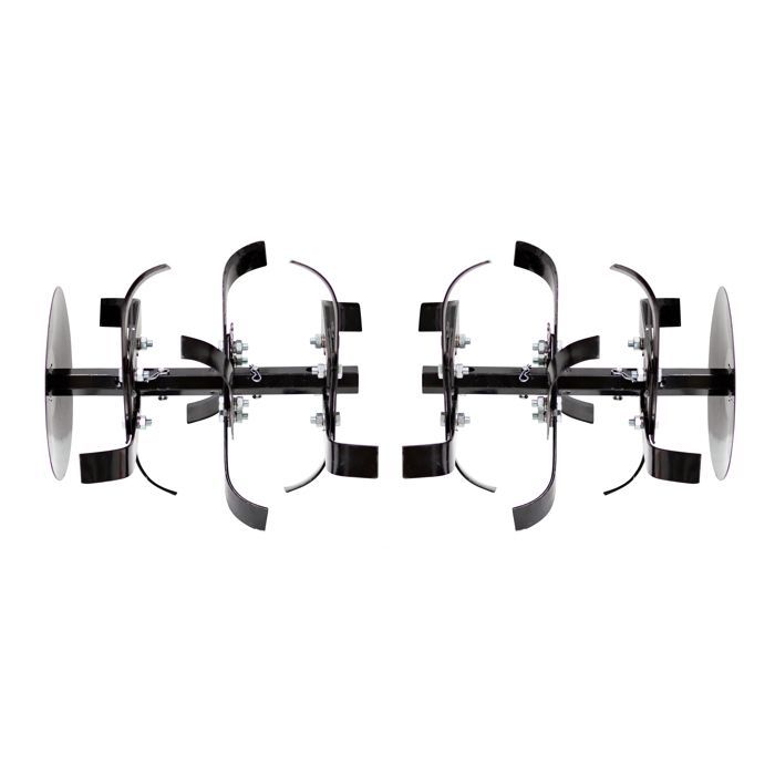 Motobineuse thermique 7 ch 75 cm à courroie + set de roues MW Tools MFR750