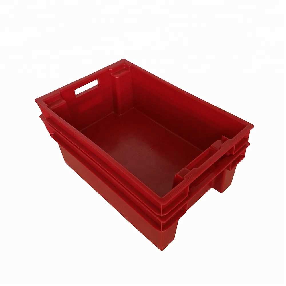 Boîte de rangement en plastique empilable et emboîtable de différentes tailles