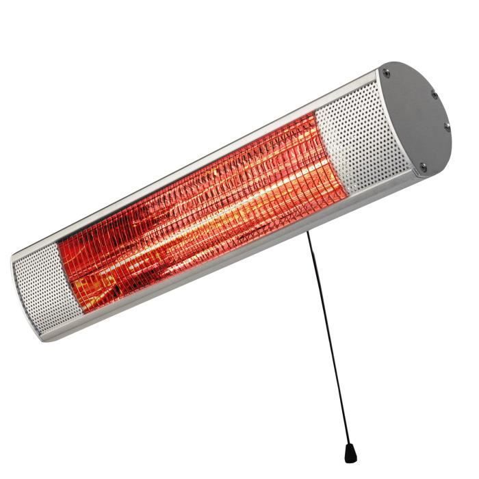 Halogen fan heater - Bimar - HR305 - 2000 W - IP65 - Aluminum - Outdoor