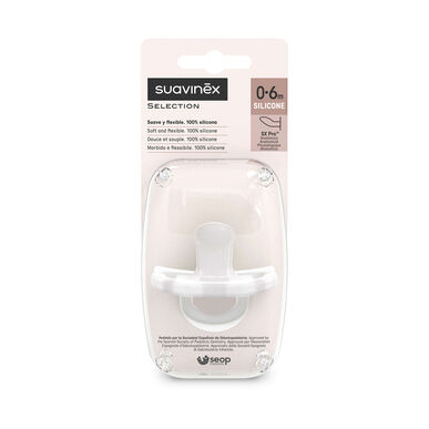 Suavinex Color Essence Anatomic tutti 0-6 kk Harmaa 1 kpl 1 kpl