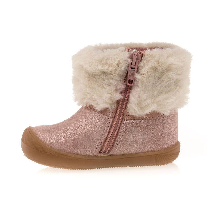 Botas rosas para bebé niña