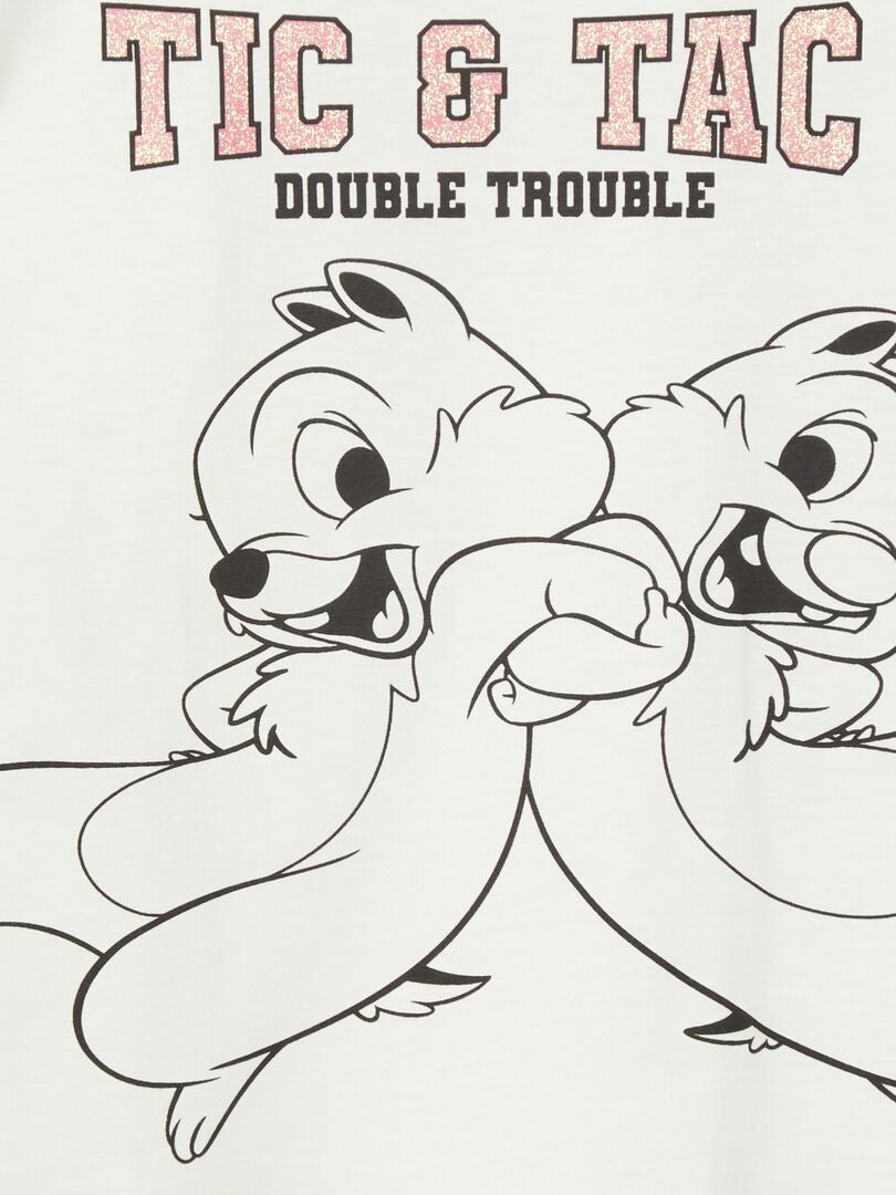 Koszulka „Chip i Dale” firmy „Disney” – beżowa