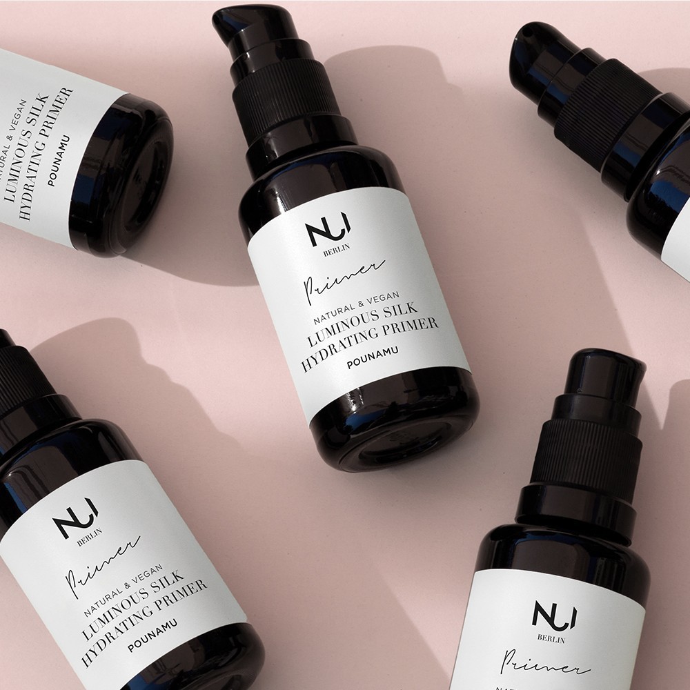 Nui Cosmetics Primer Natural Luminous Silk hidratantni primer za lice Pounamu - 30 ml