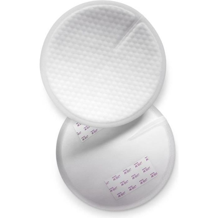 Coppette assorbilatte monouso Avent per giorno e notte, confezione da 100 pezzi.