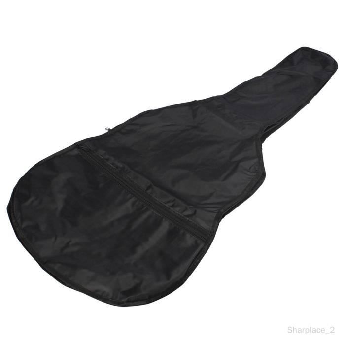 Custodia per chitarra in tessuto Oxford, copertura protettiva per basso, strumento musicale, nera, 106 cm x 42 cm x 12 cm, nera n GUITAR