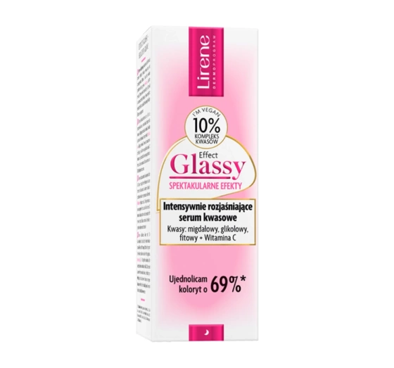 Lirene Effect Glassy intensywnie rozjaśniające serum kwasowe 30 ml