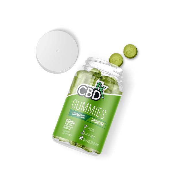 CBDfx Kurkuma- ja Spirulina-CBD-karkit X60 1500mg | Terveys | Superdrug