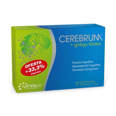 Cerebrum Cognitive Function Supplement Ginkgo Biloba 30 10 capsules 30 10 capsules