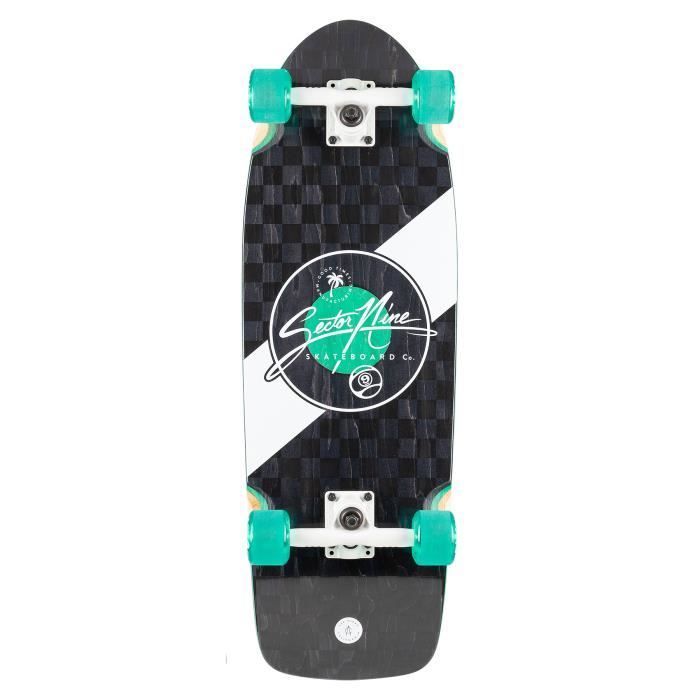 Planche de skate Sector 9 Mosaic Fat Wave - gris/bleu - 30x9,8x16