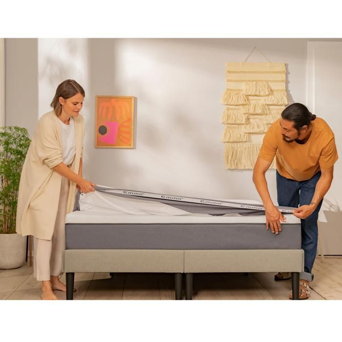 EMMA | Protège-matelas Imperméable Emma 160x200 cm | Imperméable et Respirant | Doux et Confortable | Antibactérien Anti-allergènes