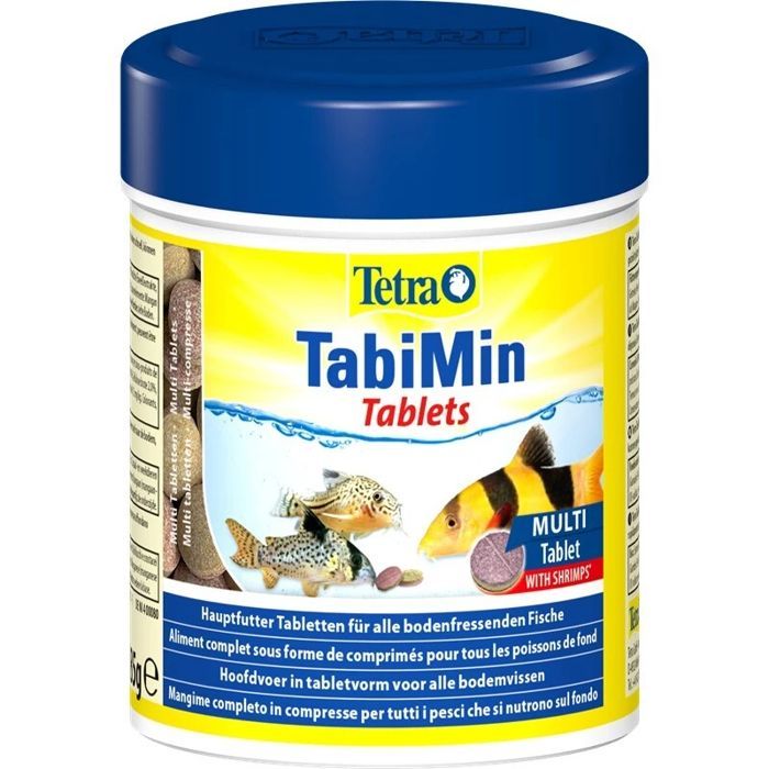 Compresse Tetra Tabimin - Alimento completo per pesci d'acqua salata - Formato piccolo - 150 ml