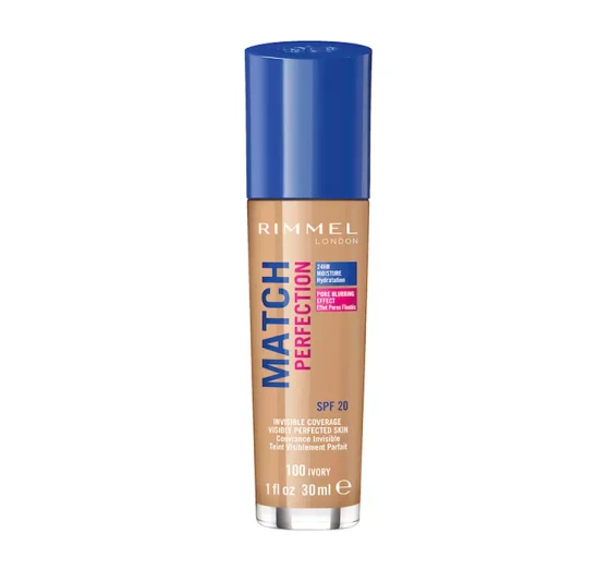 RIMMEL PODKŁAD MATCH PERFECTION NR 100 NOWA WERSJA