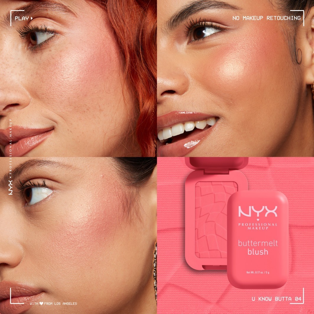 NYX Professional Makeup Blush Buttermelt rdečilo za lica - 5 g