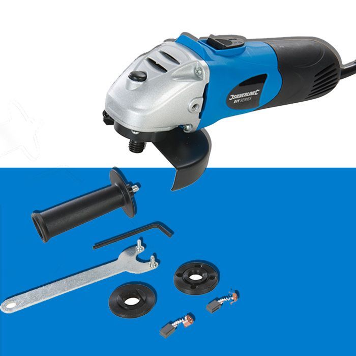 Amoladora angular - SILVERLINE - 115 mm - 650 W - 11000 rpm - Con cable