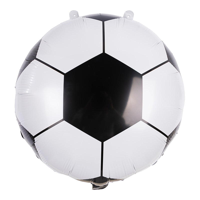 Globo de aluminio Giform de 45 cm con forma de balón de fútbol