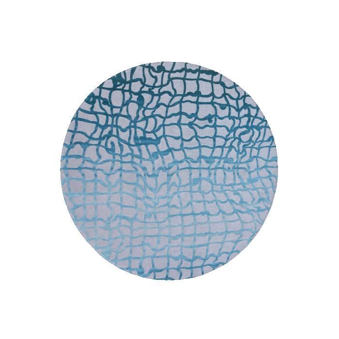 Dedalo design - Tapis contemporain Mad Men - Bleu Marine - 170 x 240 CM