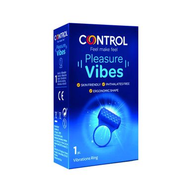 Control Vibrating Ring Pleasure Vibes 1 kpl 1 kpl