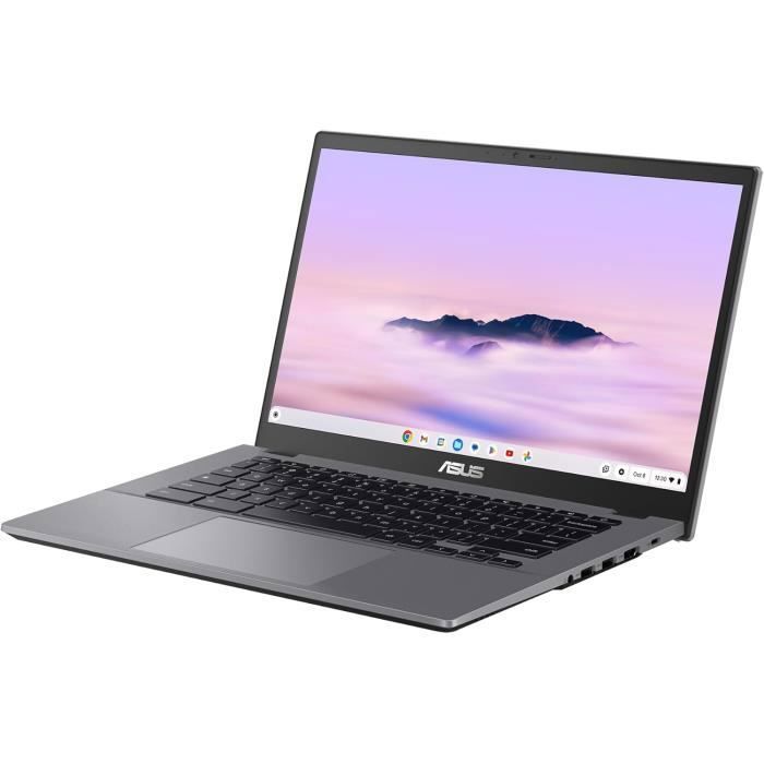 ASUS Chromebook Plus avec Google AI CX3402CBA-PQ0104 - 14 Full HD Laptop Intel Core i3,8GB RAM,128GB UFS,ChromeOS - AZERTY FR Key