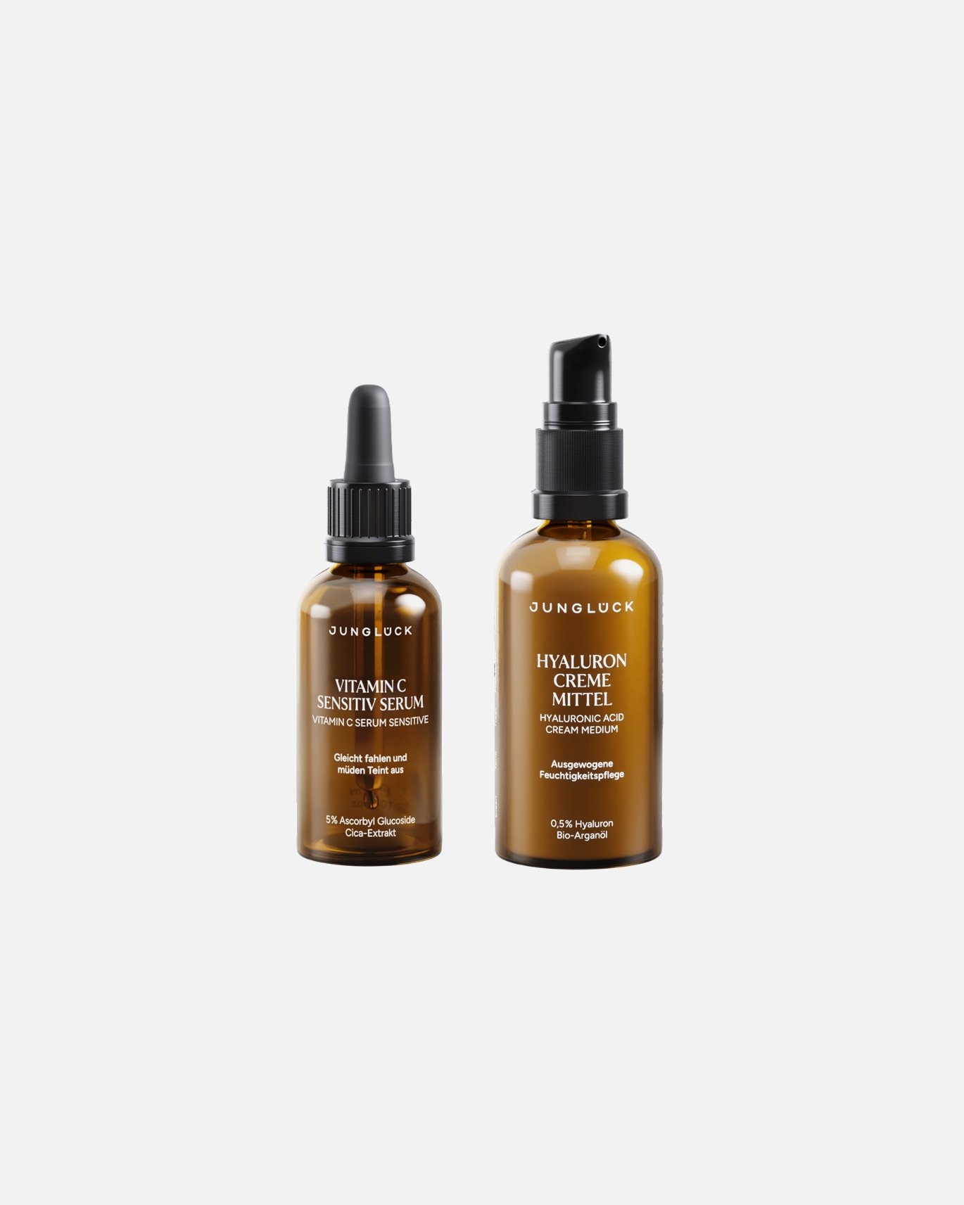 „Juniglück“ veido kremas „Glow & Go“ rinkinys – 80 ml