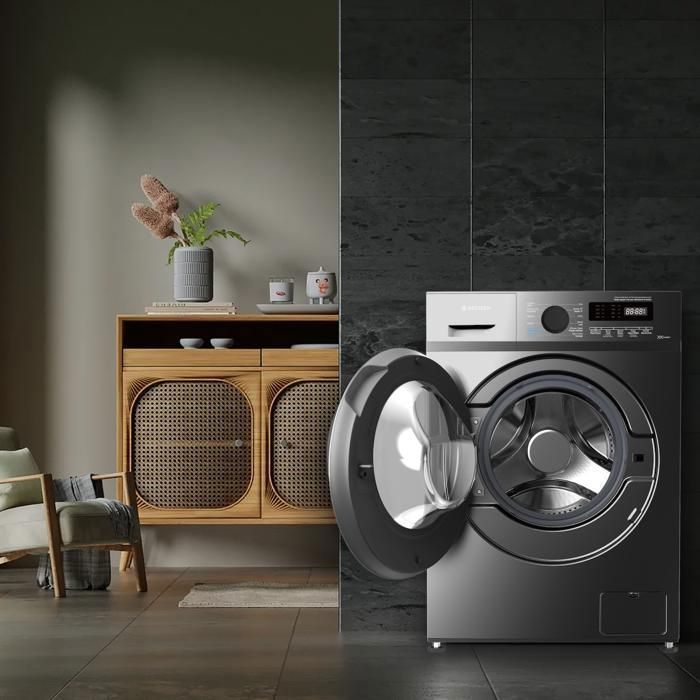 Lavadora de carga frontal GEDTECH GLL71200BL - 7 kg - 1200 rpm - 16 programas - Eco - Intensivo - Rápido - Muy bajo consumo