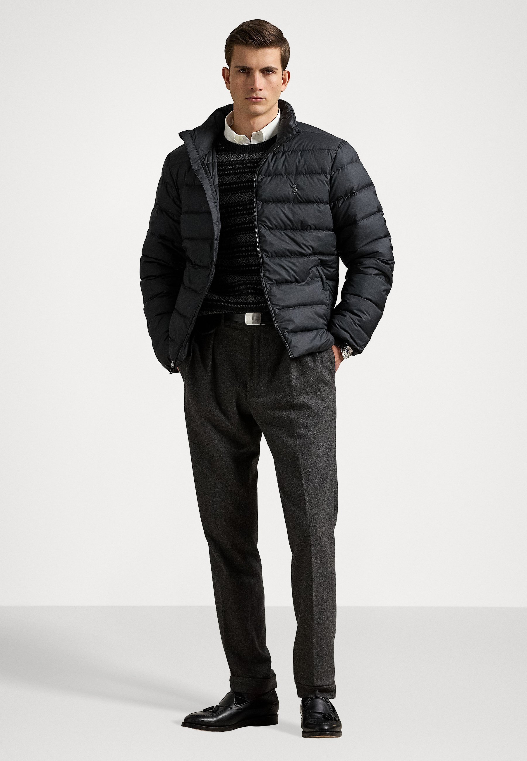 Polo Ralph Lauren THE COLDEN PACKABLE MATTE JACKET - Donsjack - zwart