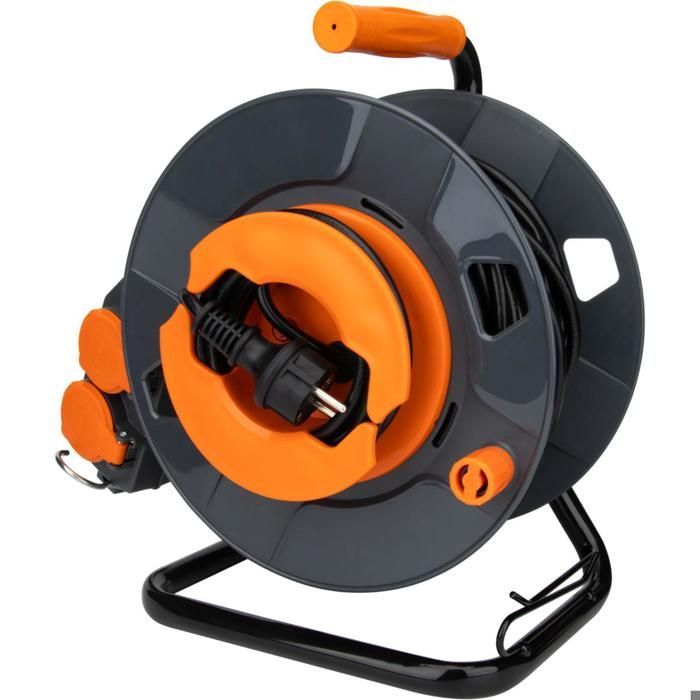Cable de extensión de 30 m con 4 tomas - 2P+E 16A - Zenitech