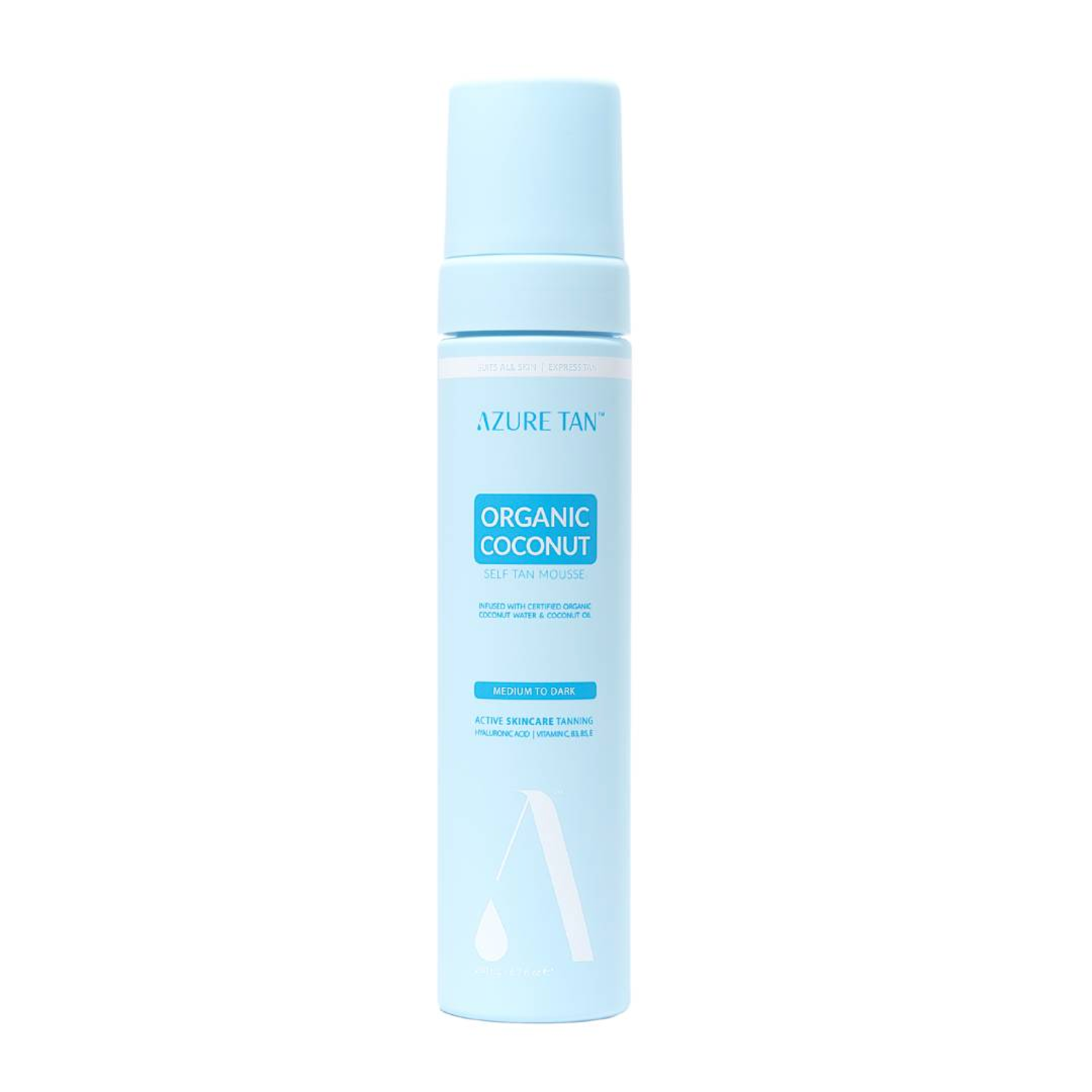 Azure Tan Organisk Kokosnöt